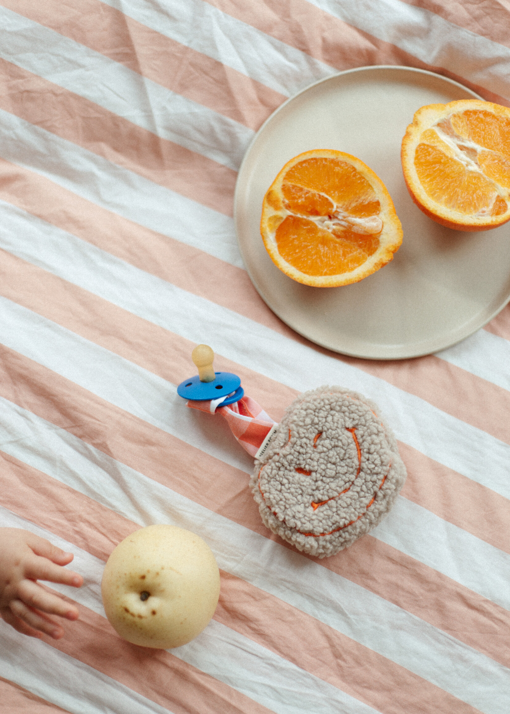 Atelier POMME APPLE OF MY EYE - TEDDY - HAPPY ORANGE