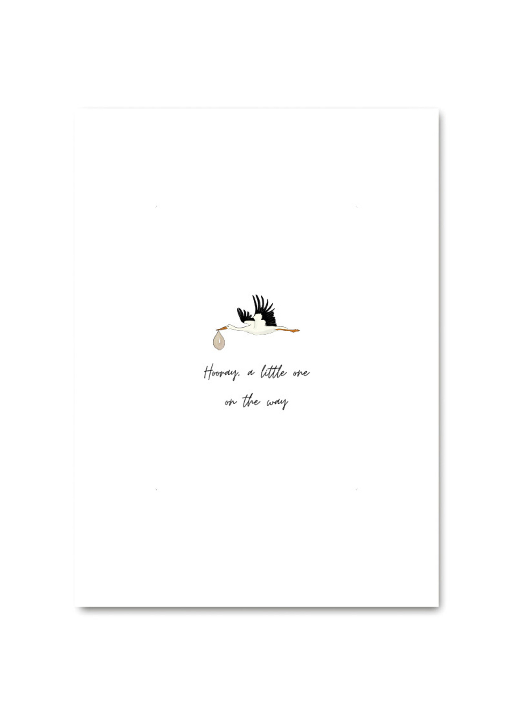 Atelier POMME POSTCARD - LITTLE ONE ON THE WAY
