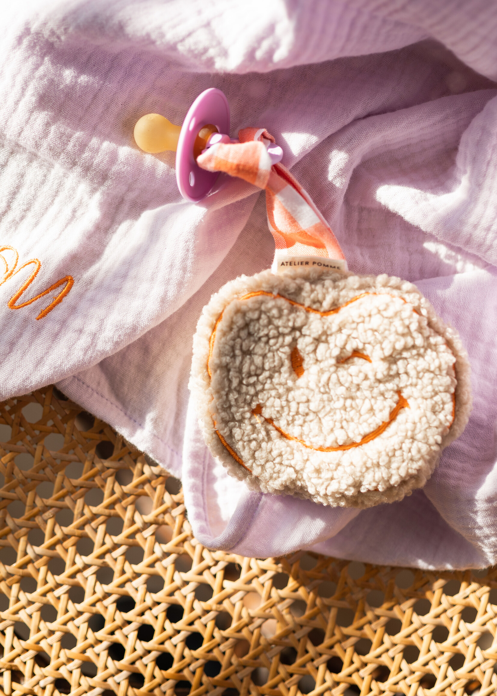 Atelier POMME APPLE OF MY EYE - TEDDY - HAPPY ORANGE