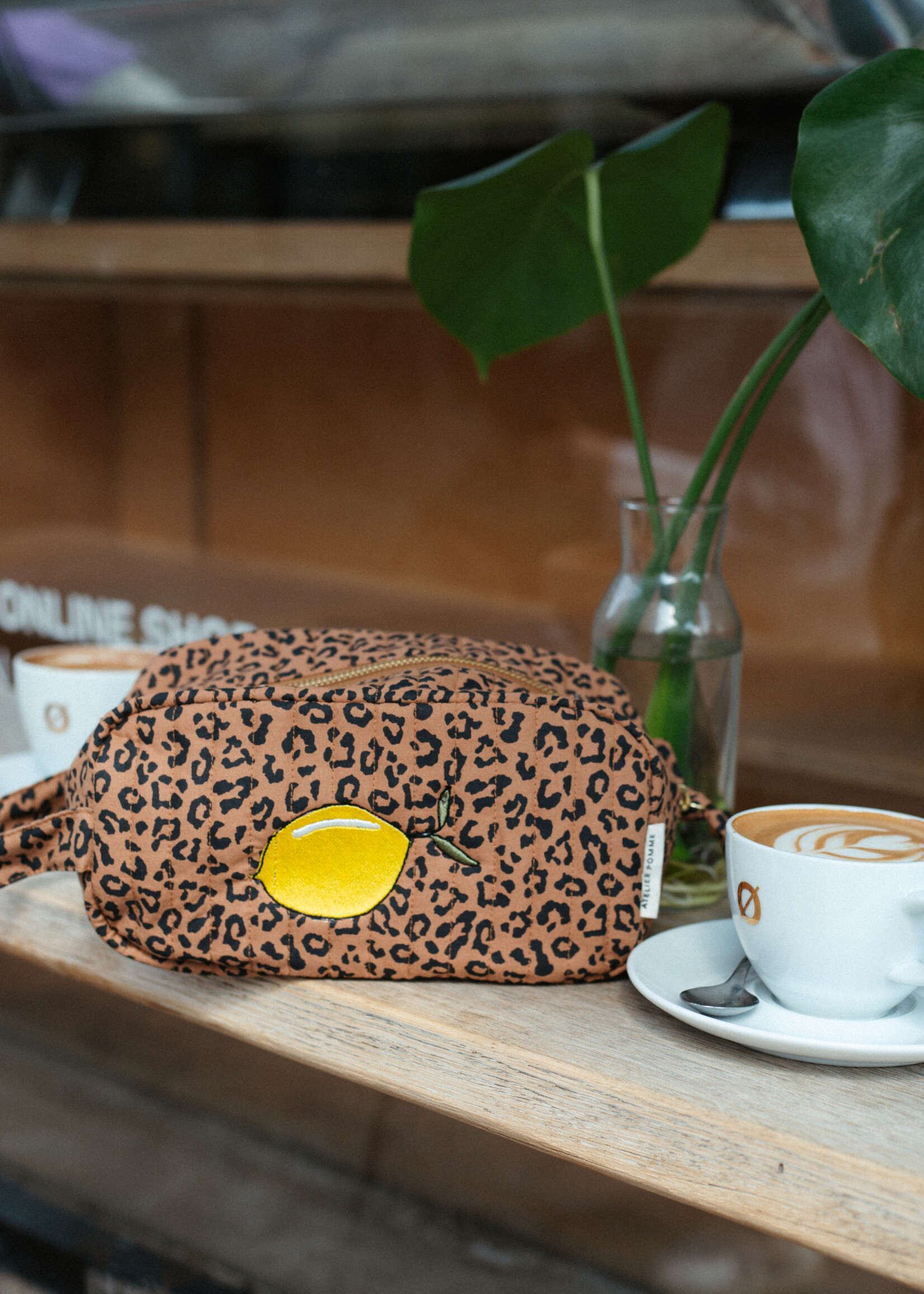 Atelier POMME THE PERFECT POUCH  - LEOPARD