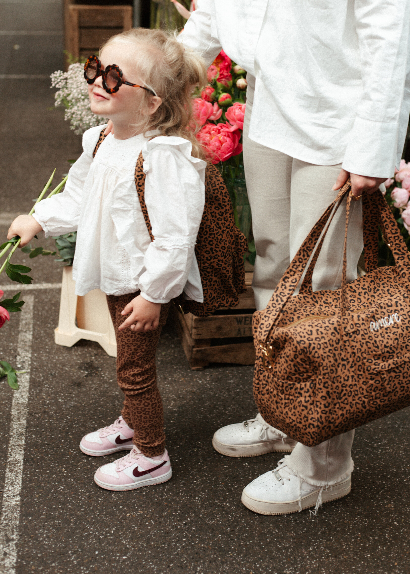 Atelier POMME HAPPY PANTS - LEOPARD BROWN