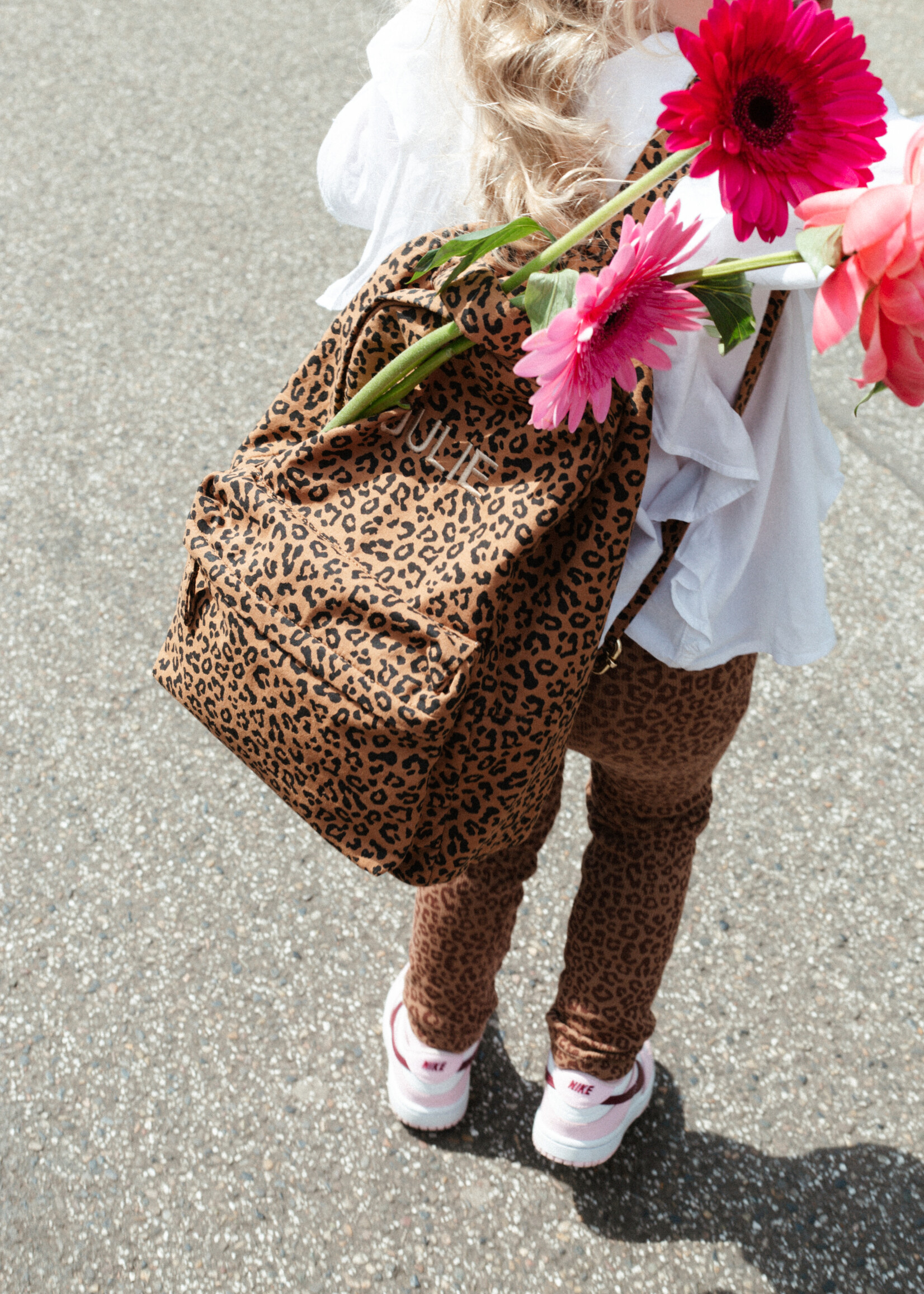 Atelier POMME HAPPY PANTS - LEOPARD BROWN