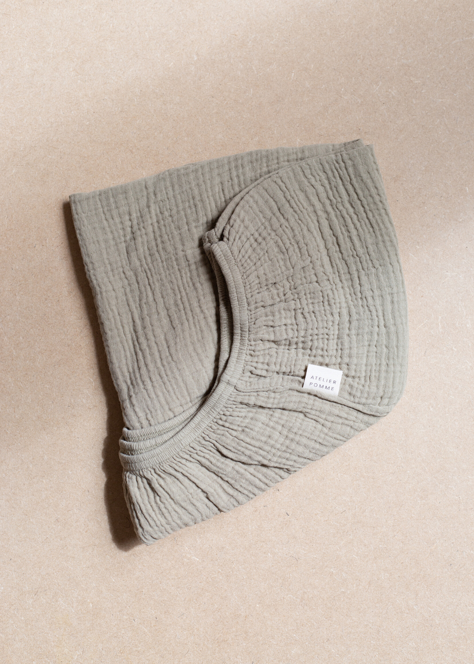 Atelier POMME SLEEP TIGHT FITTED SHEET CRIB - GOING GREEN