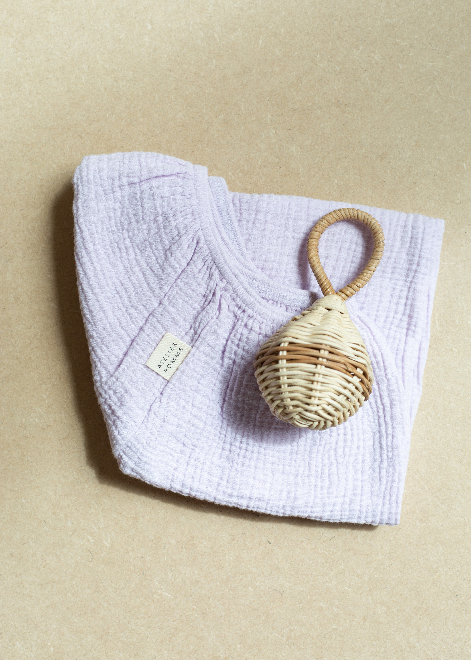 Atelier POMME SLEEP TIGHT FITTED SHEET CRIB - LUCKY LILA