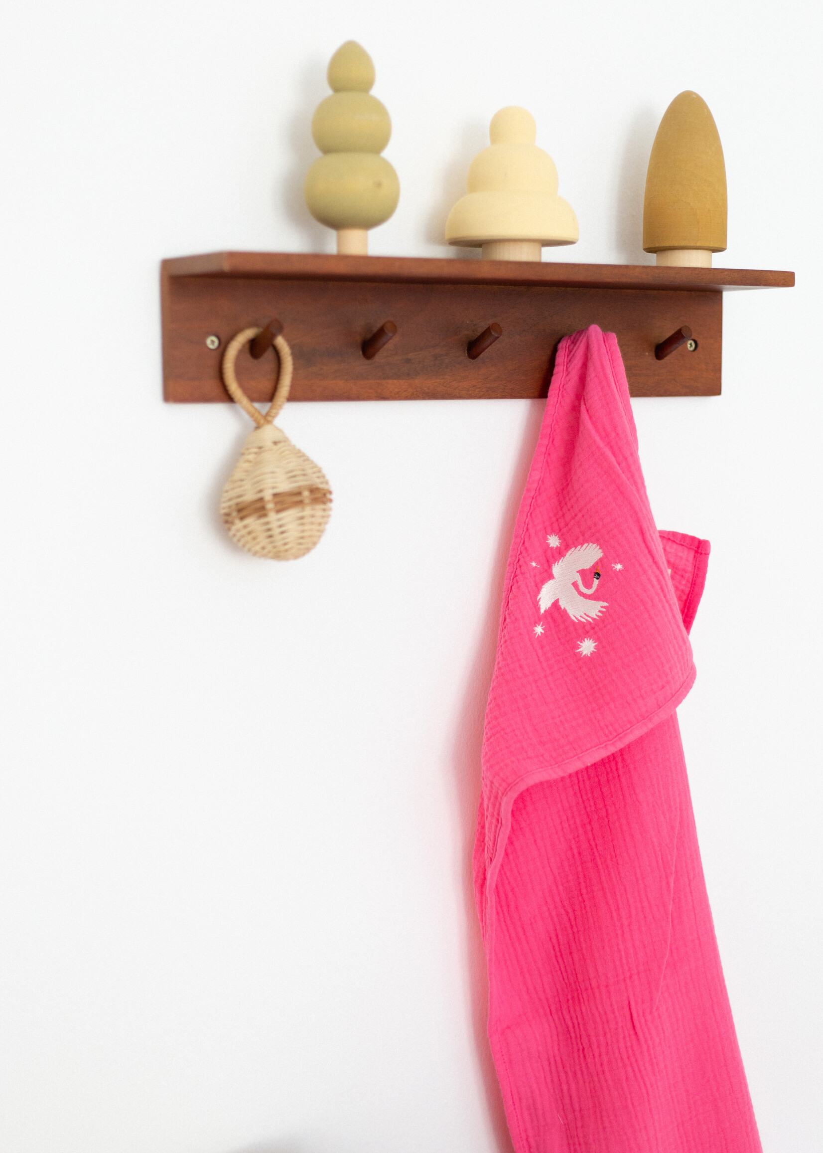 Atelier POMME BATH TOWEL - BLOWY BUBBLEGUM