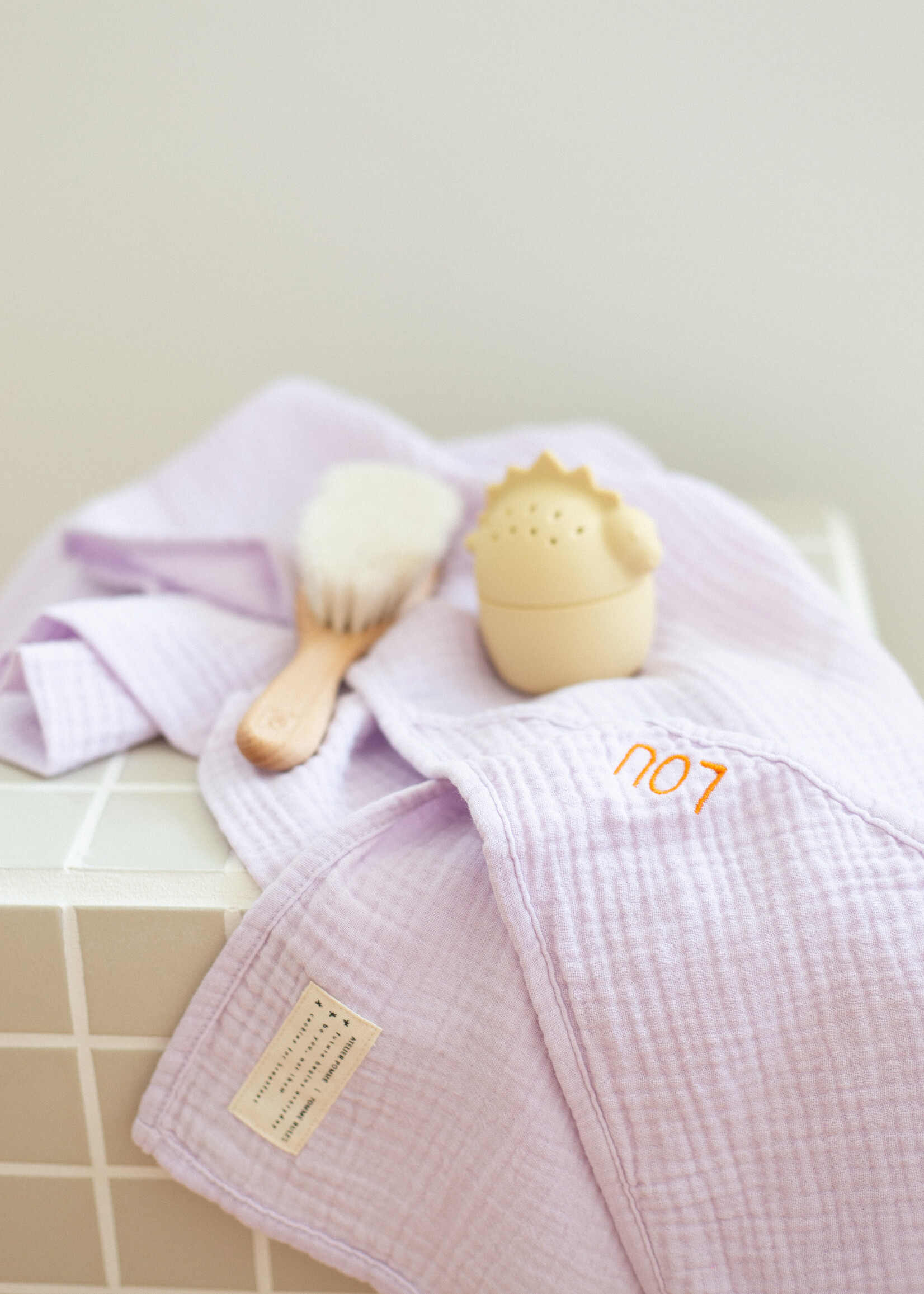 Atelier POMME BATH TOWEL - LUCKY LILA