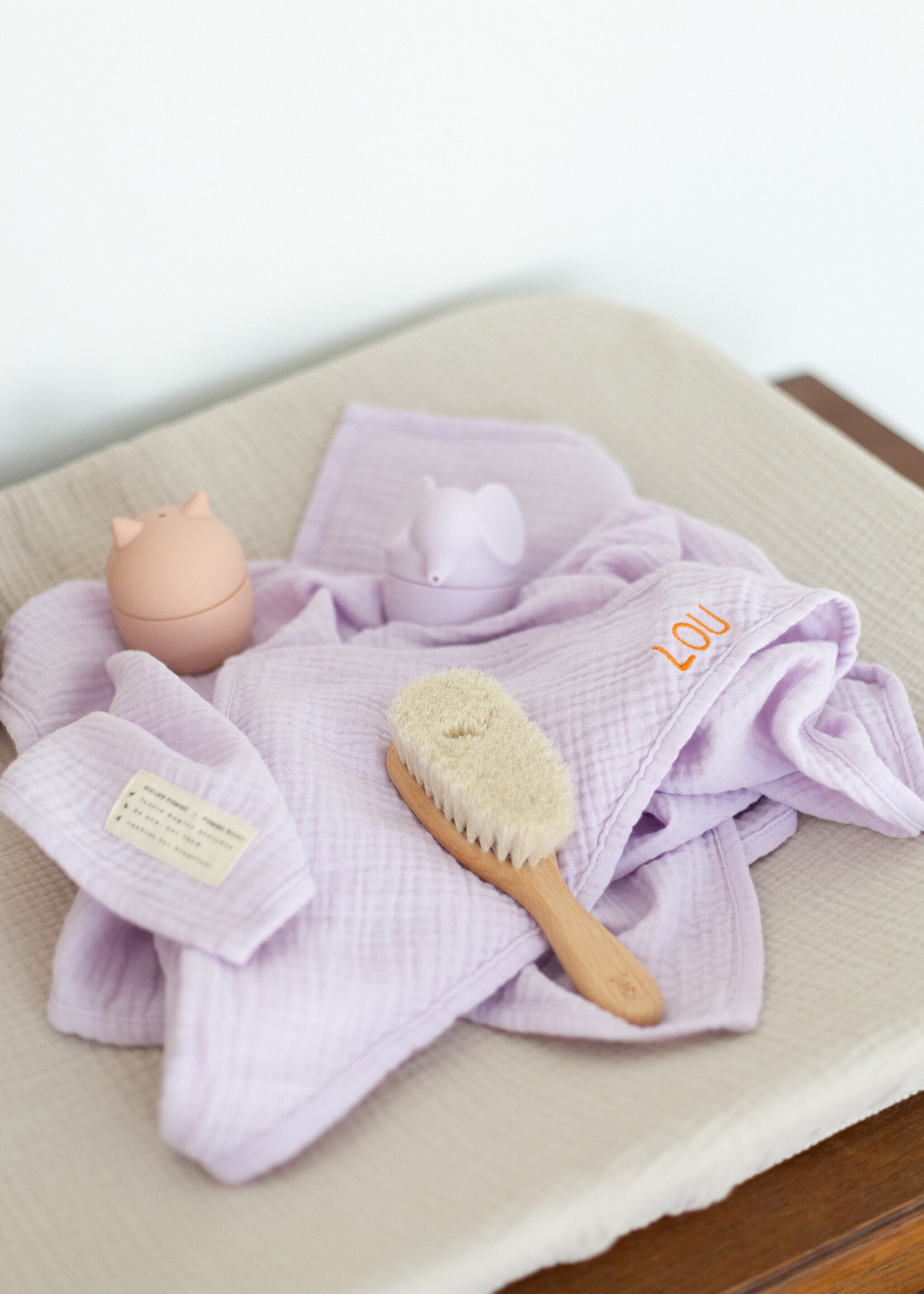 Atelier POMME BATH TOWEL - LUCKY LILA