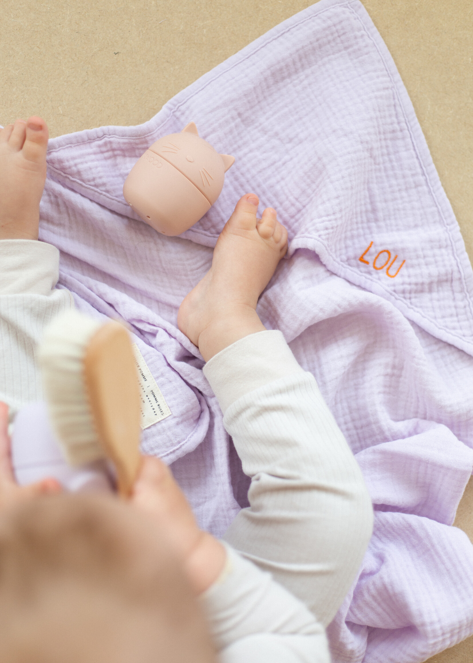 Atelier POMME BATH TOWEL - LUCKY LILA