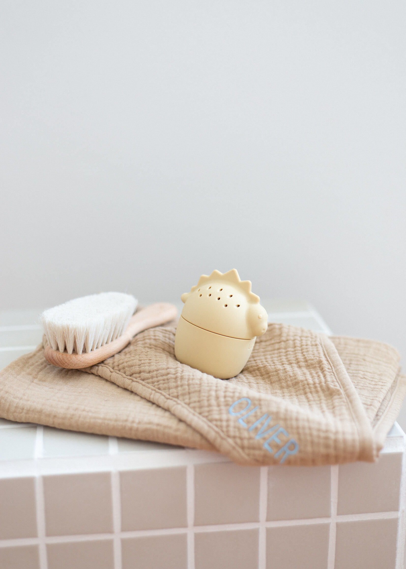 Atelier POMME BATH TOWEL - FINE BROWN