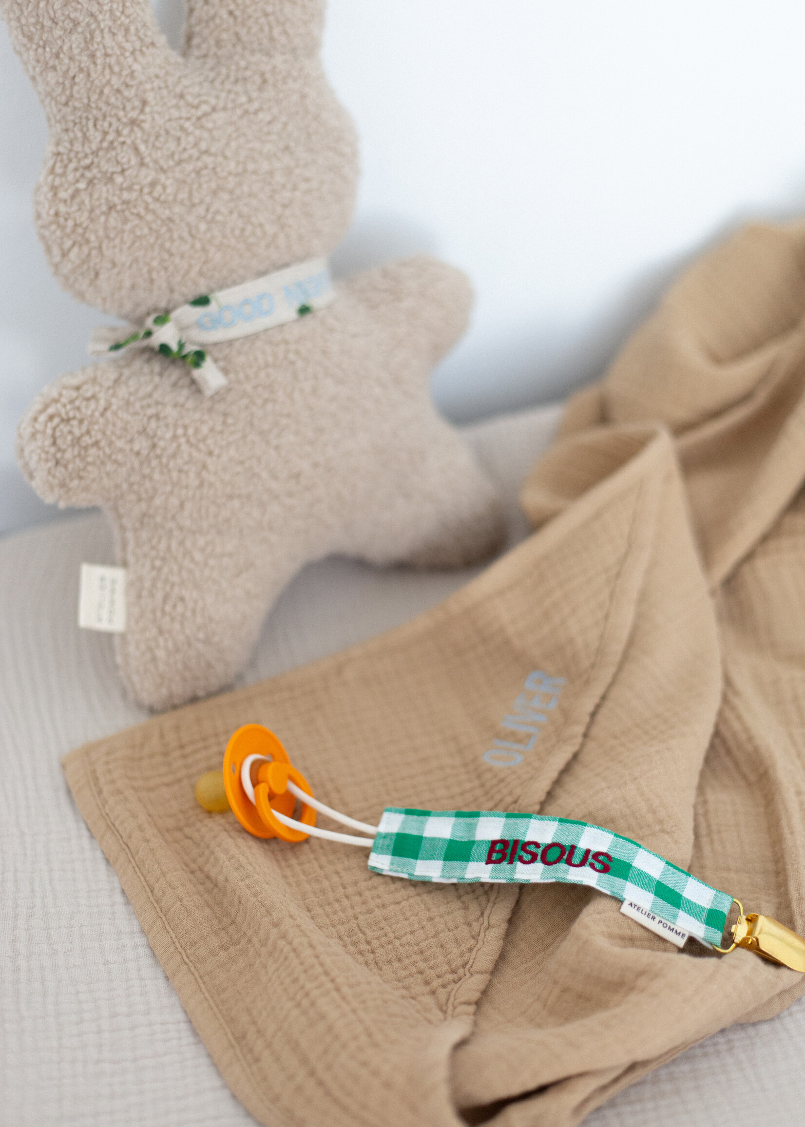 Atelier POMME BATH TOWEL - FINE BROWN