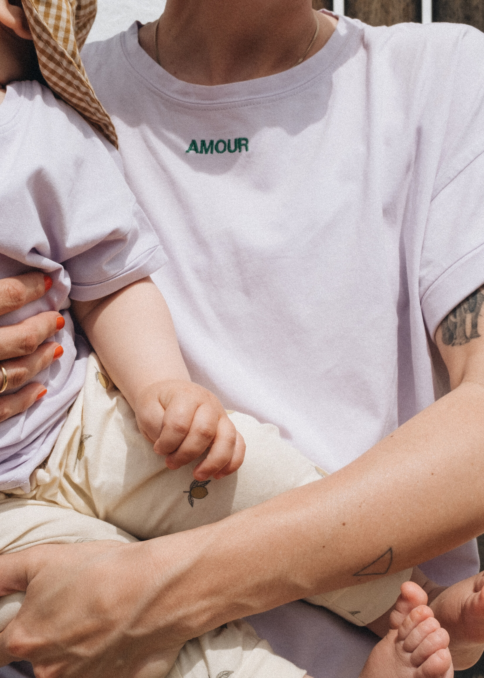 Atelier POMME TINY EASY TEE - LUCKY LILA