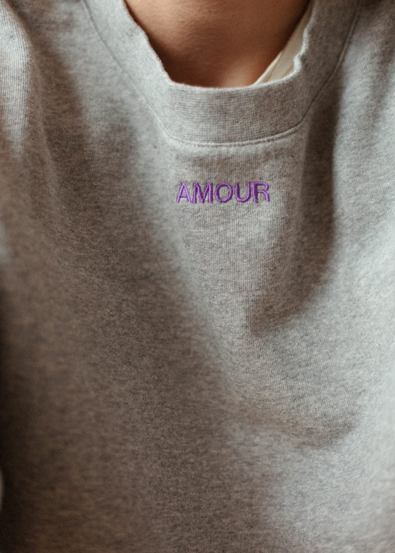 Atelier POMME WMN EASY  SWEAT - FEELIN' GREY