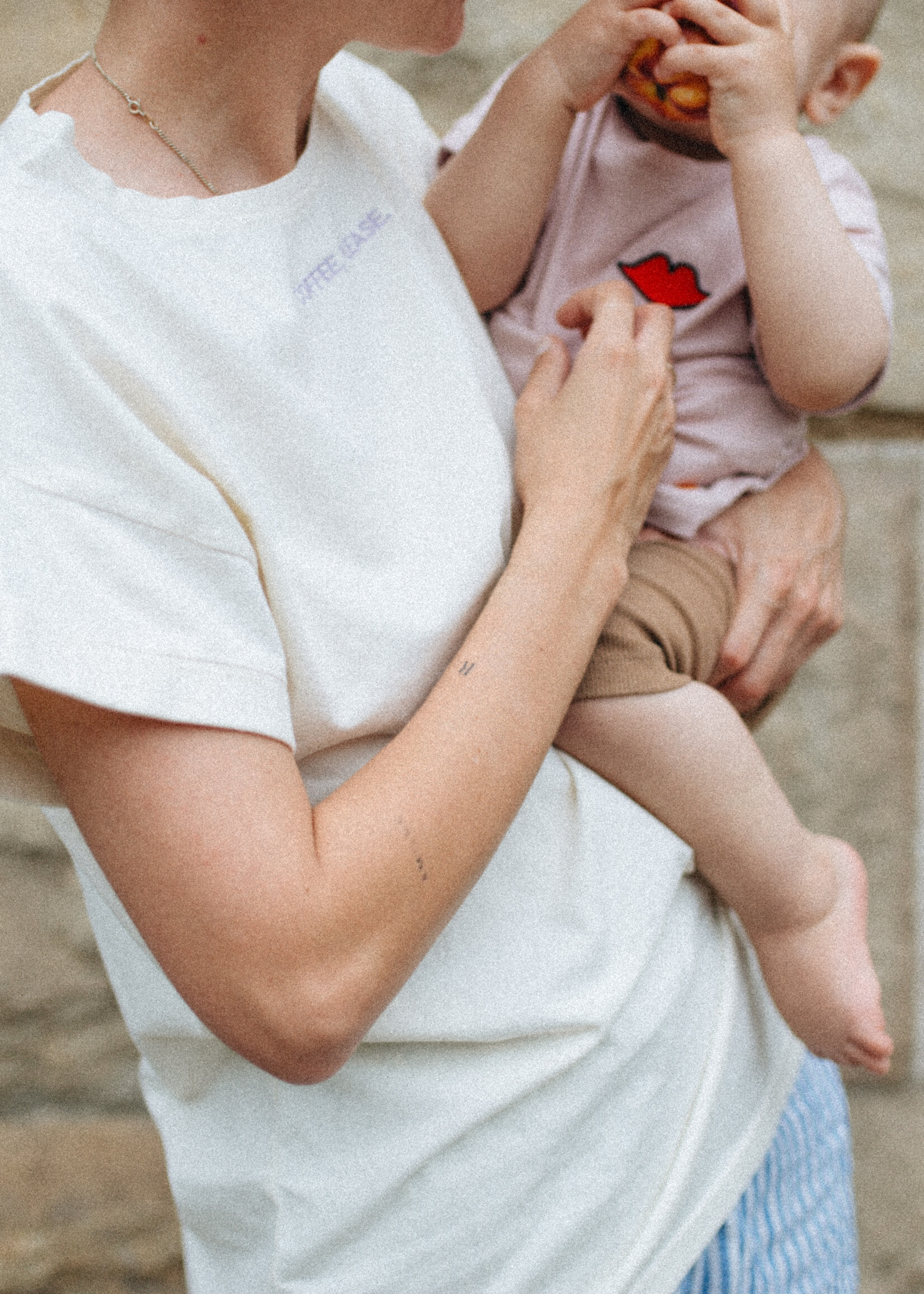 Atelier POMME TINY EASY TEE - PINKY PROMISE