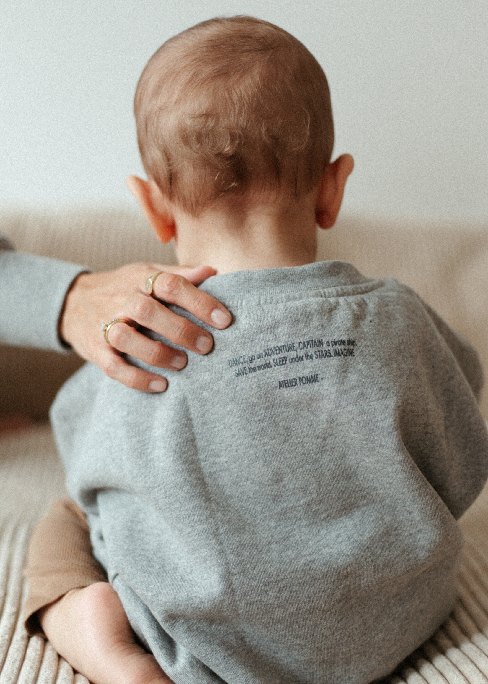 Atelier POMME TINY EASY SWEAT -  FEELIN' GREY