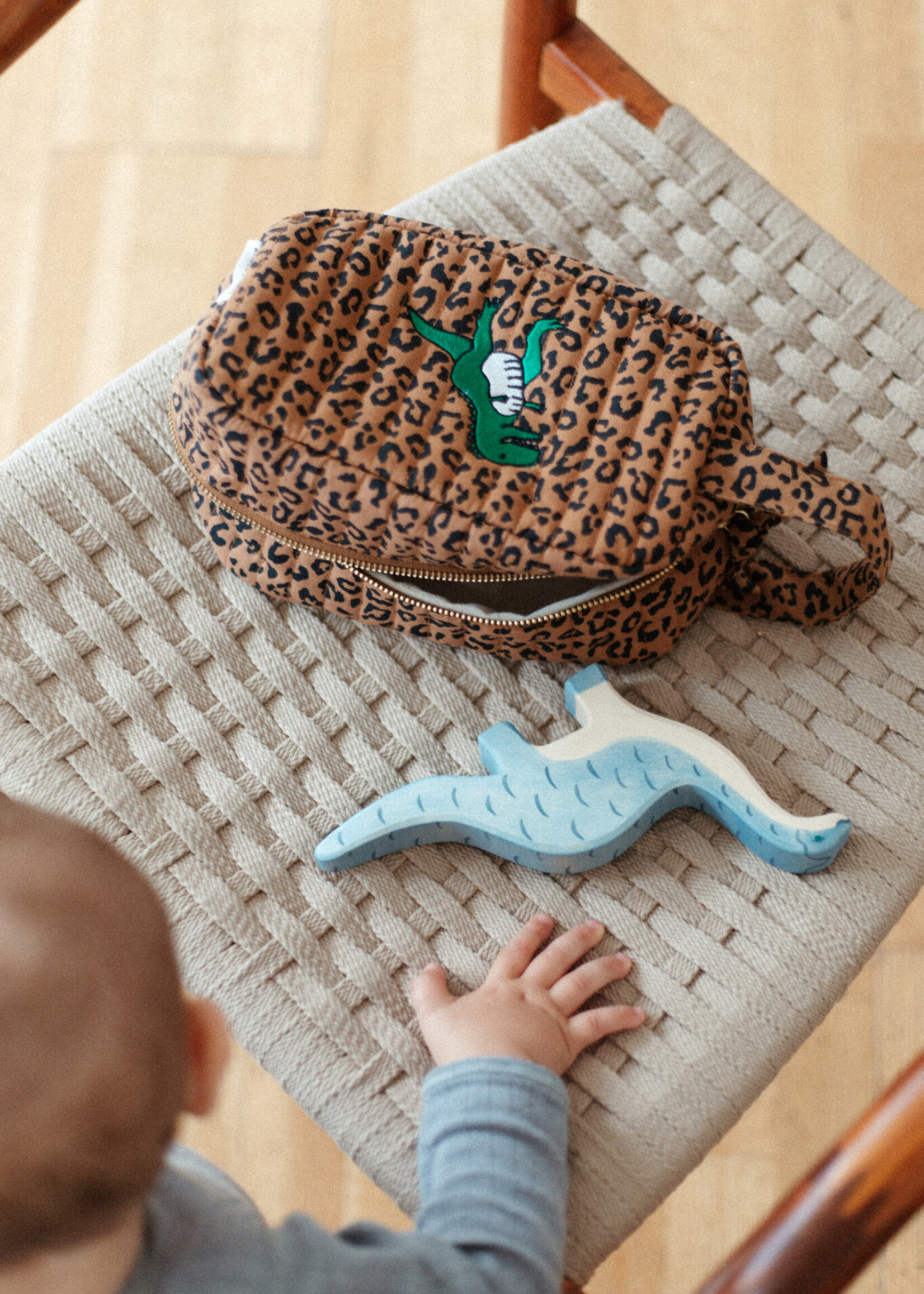 Atelier POMME BABY ESSENTIALS POUCH  - LEOPARD