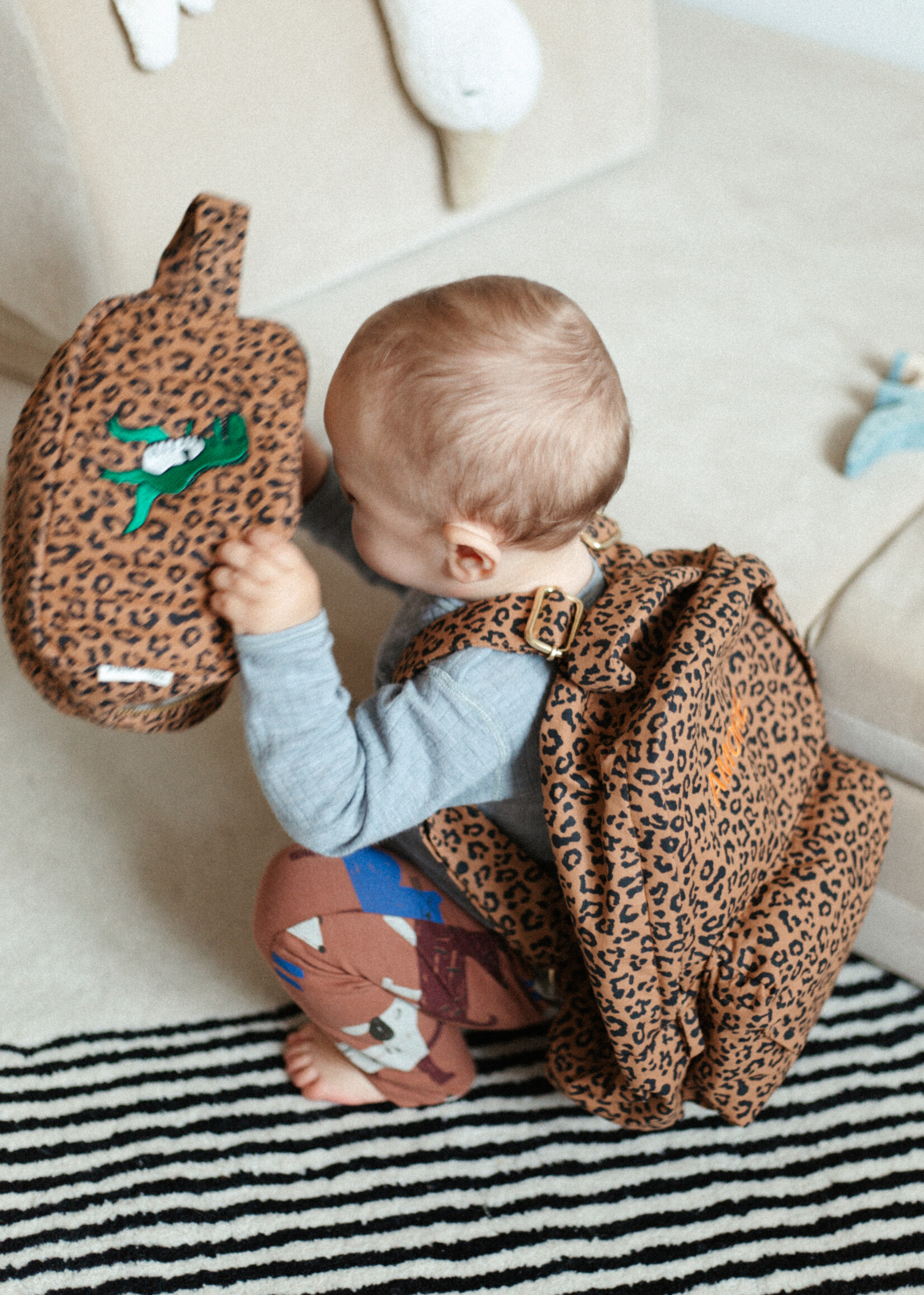 Atelier POMME BABY ESSENTIALS POUCH  - LEOPARD