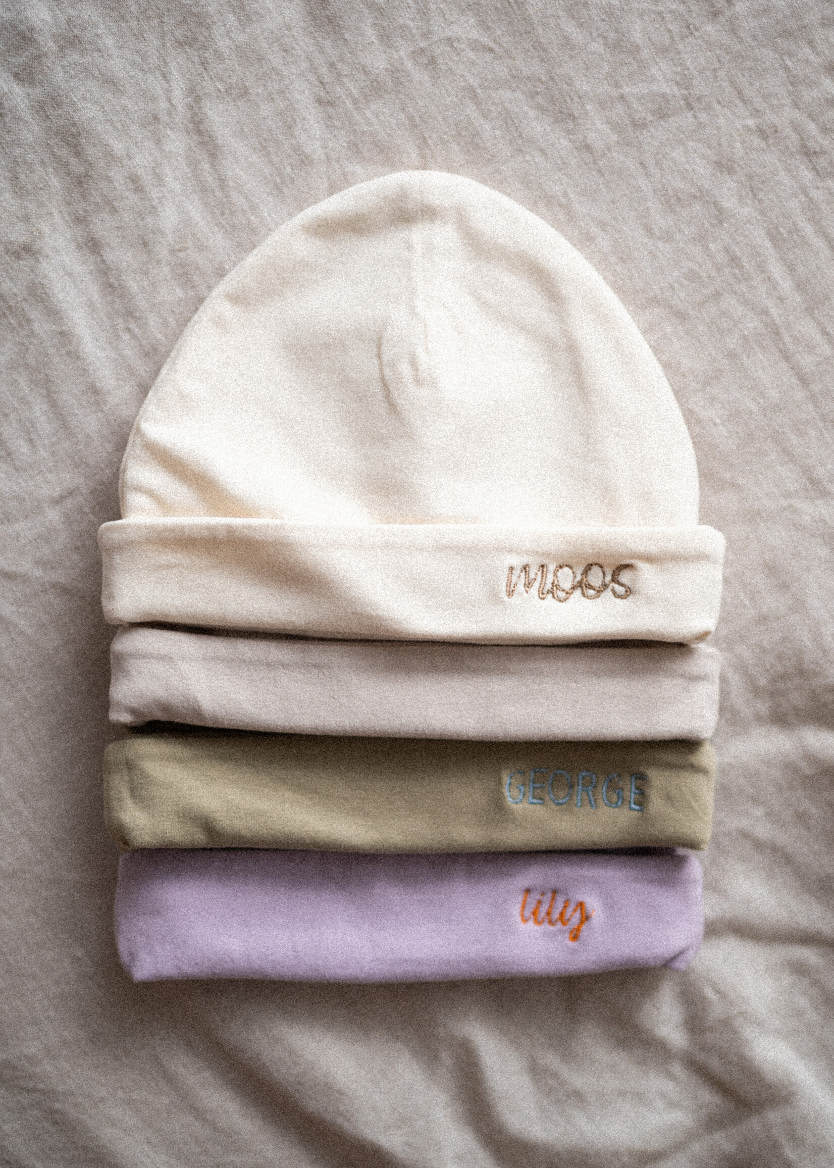 Atelier POMME TEENY TINY BEANIE - COSY WHITE