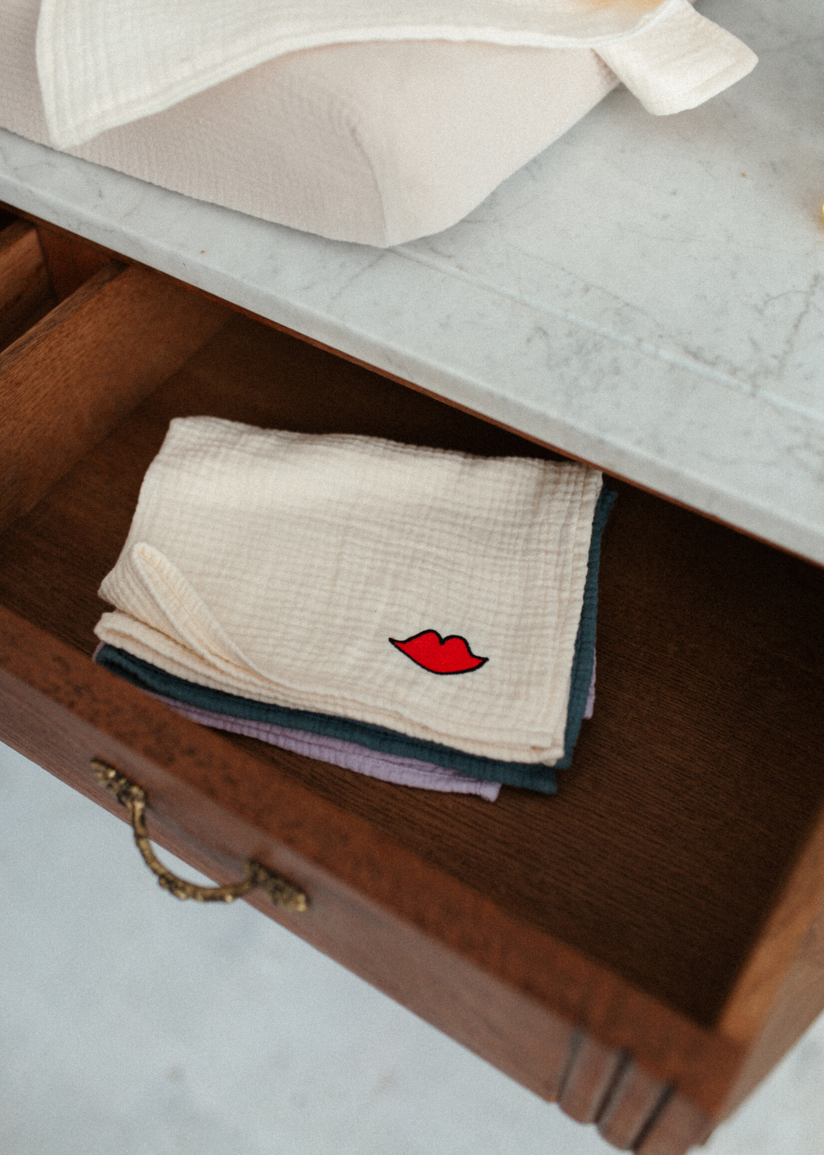 Atelier POMME TOWEL PETIT COSY WHITE