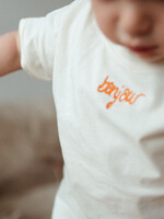 Atelier POMME TINY EASY TEE - COSY WHITE