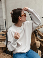 Atelier POMME WMN EASY SWEAT - BONJOUR BEIGE