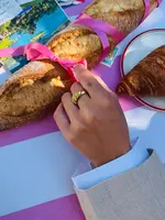 BONNIE STUDIOS CROISSANT RING