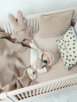 Atelier POMME SLEEP TIGHT FITTED SHEET COT - BONJOUR BEIGE