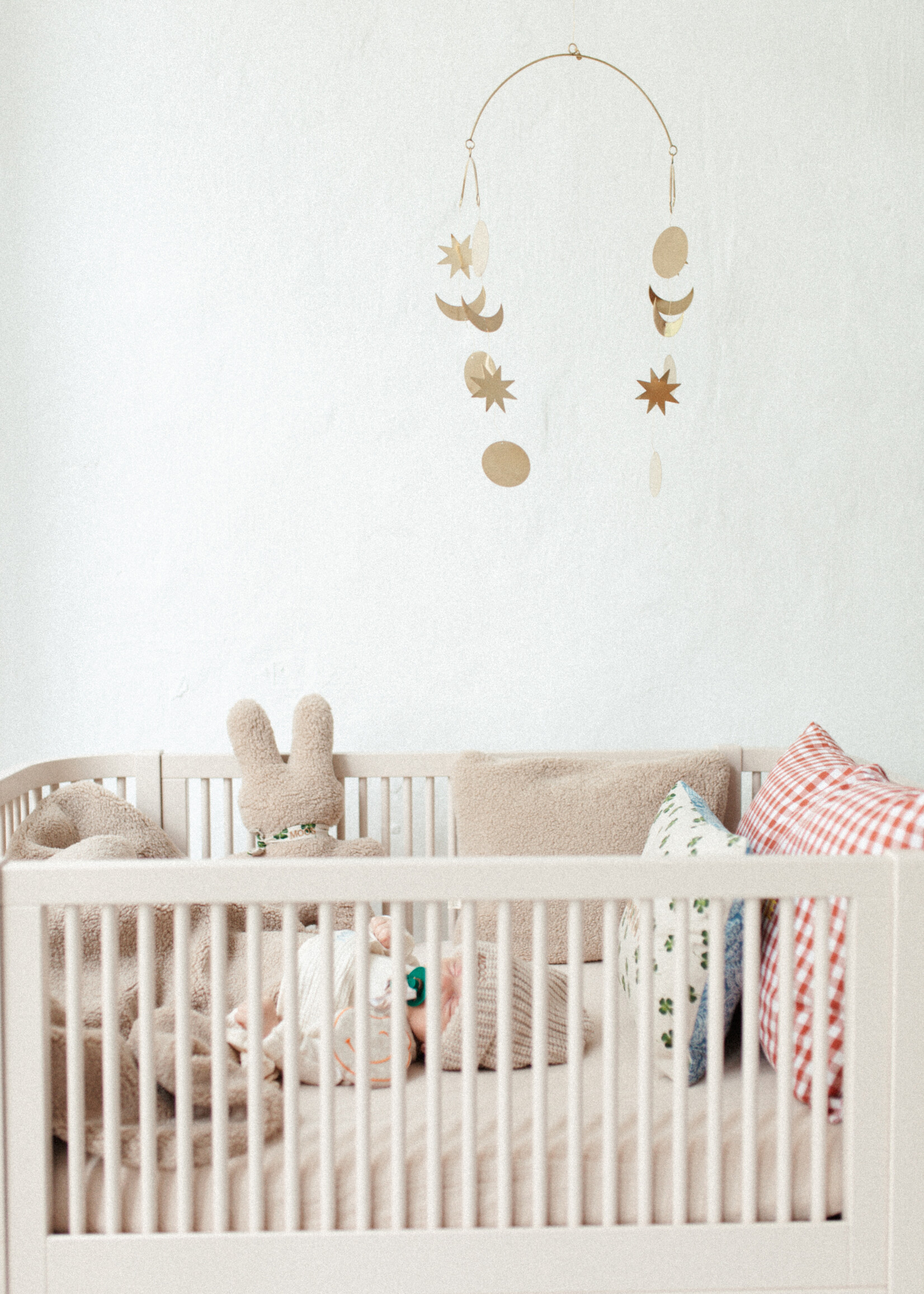Atelier POMME SLEEP TIGHT FITTED SHEET COT - BONJOUR BEIGE