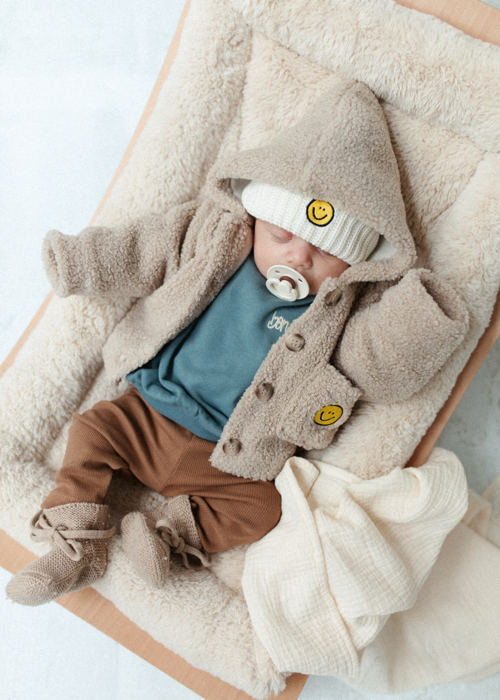 Atelier POMME TINY EASY SWEAT - MISTY BLUE