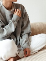 Atelier POMME WMN EASY  SWEAT - FEELIN' GREY