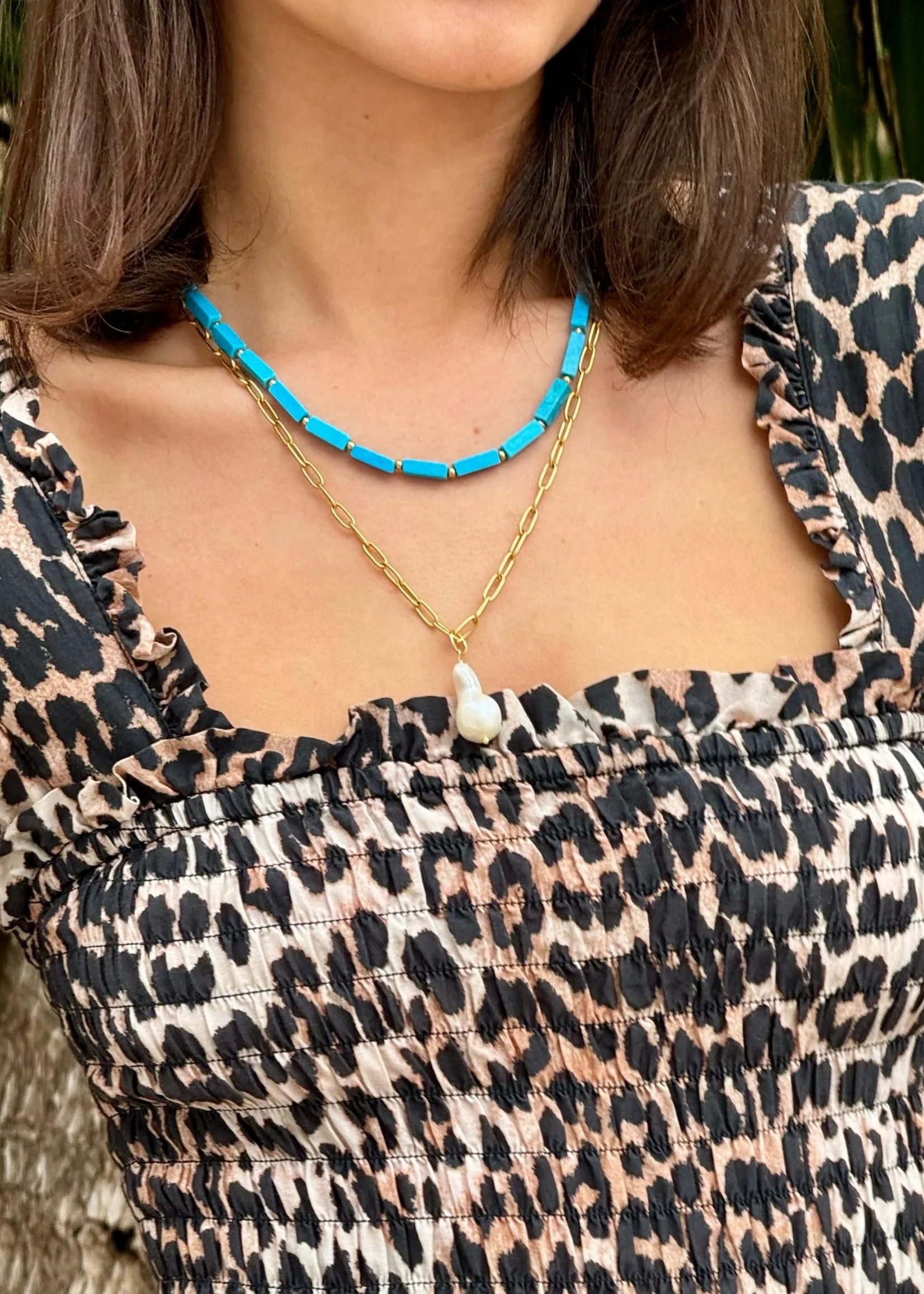 BONNIE STUDIOS ALEX BLUE NECKLACE