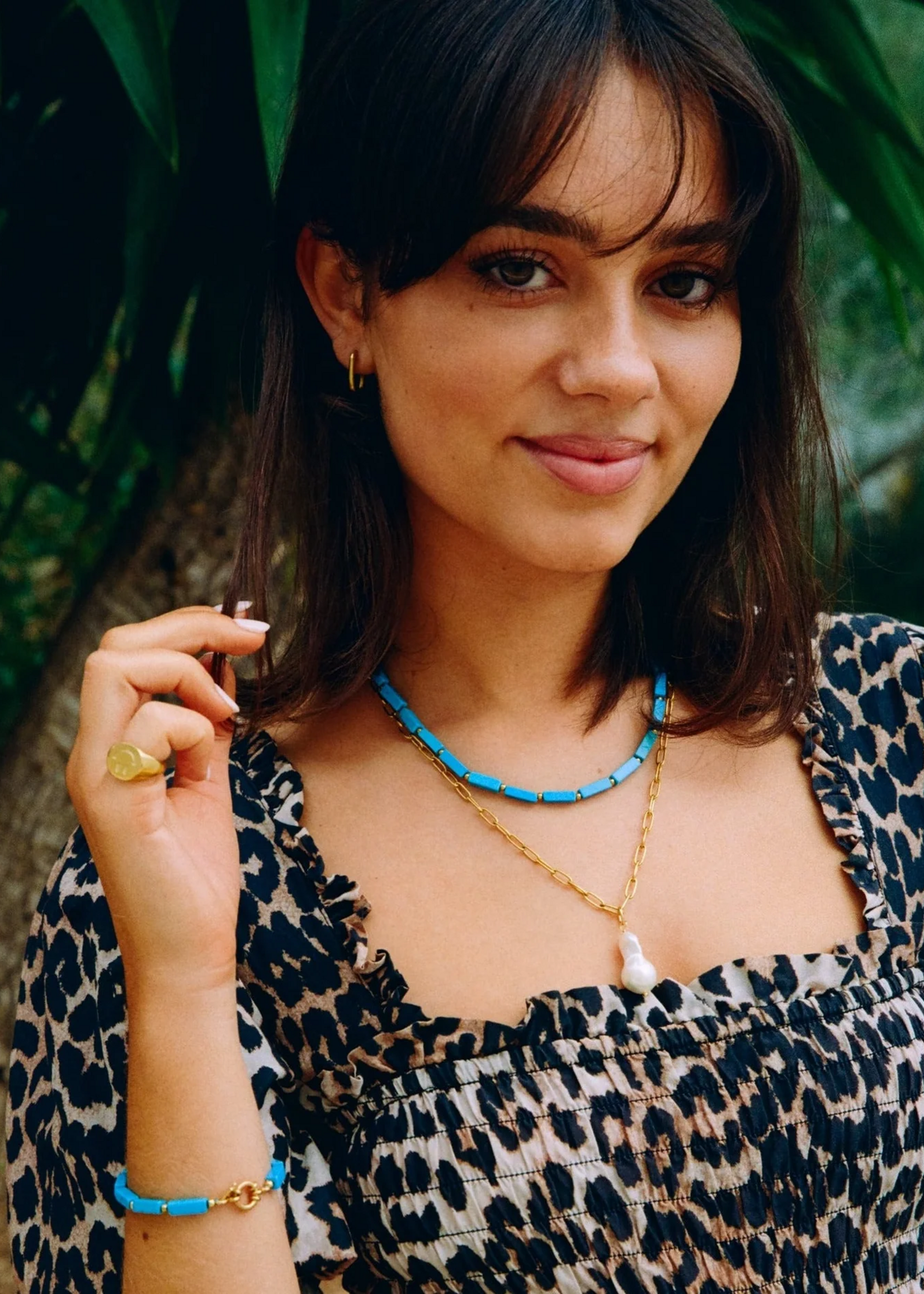 BONNIE STUDIOS ALEX BLUE NECKLACE