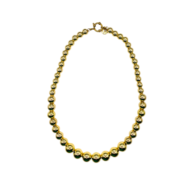 BALL GOLD NECKLACE
