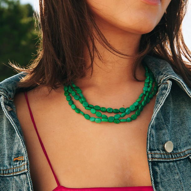 CHARLIE GREEN NECKLACE