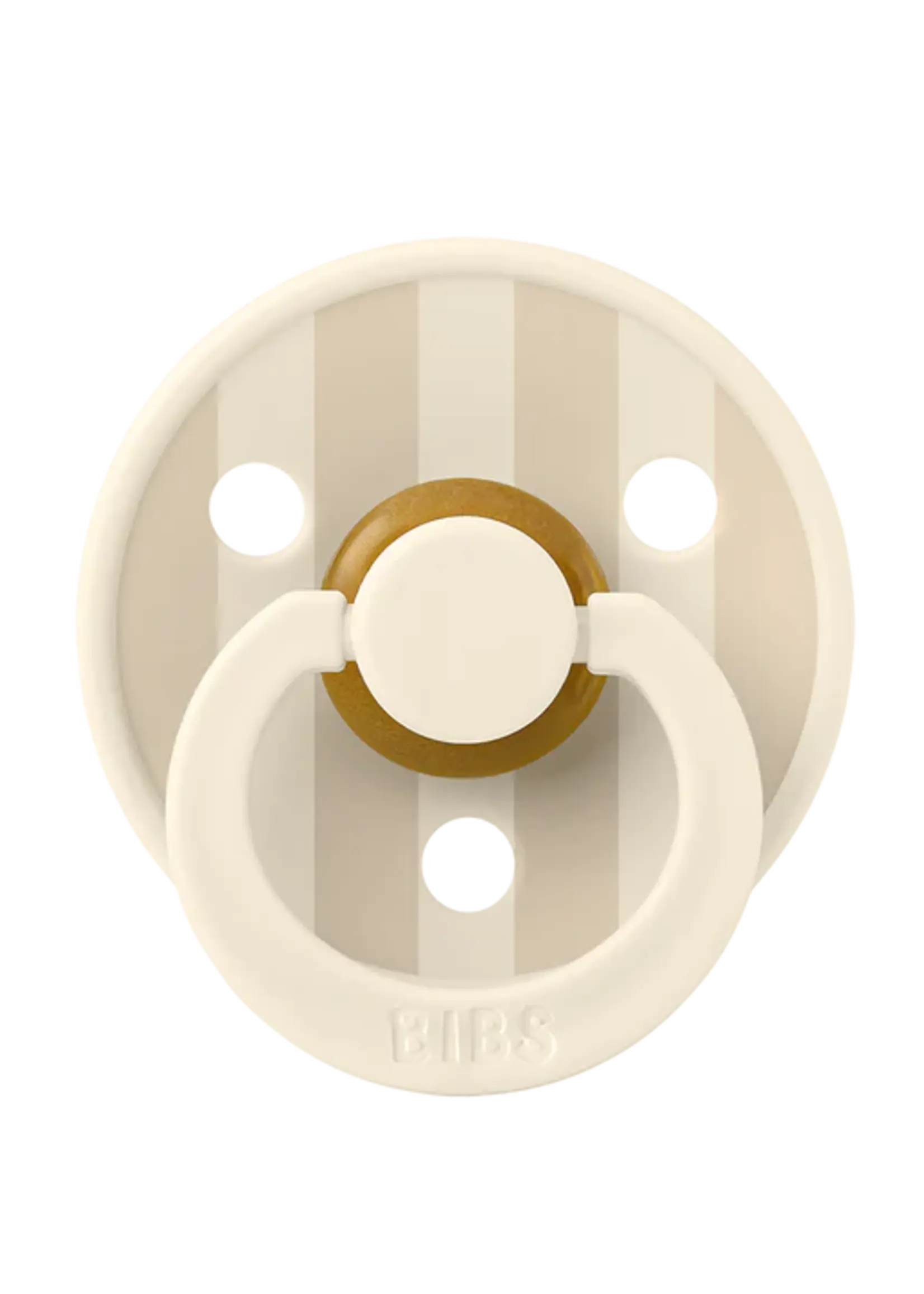 BIBS 2-PACK - THE BRETON STRIPE BEIGE