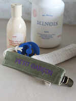 Atelier POMME KEEP-IT-CLOSE - STICKY BIBS - LINNEN GOING GREEN