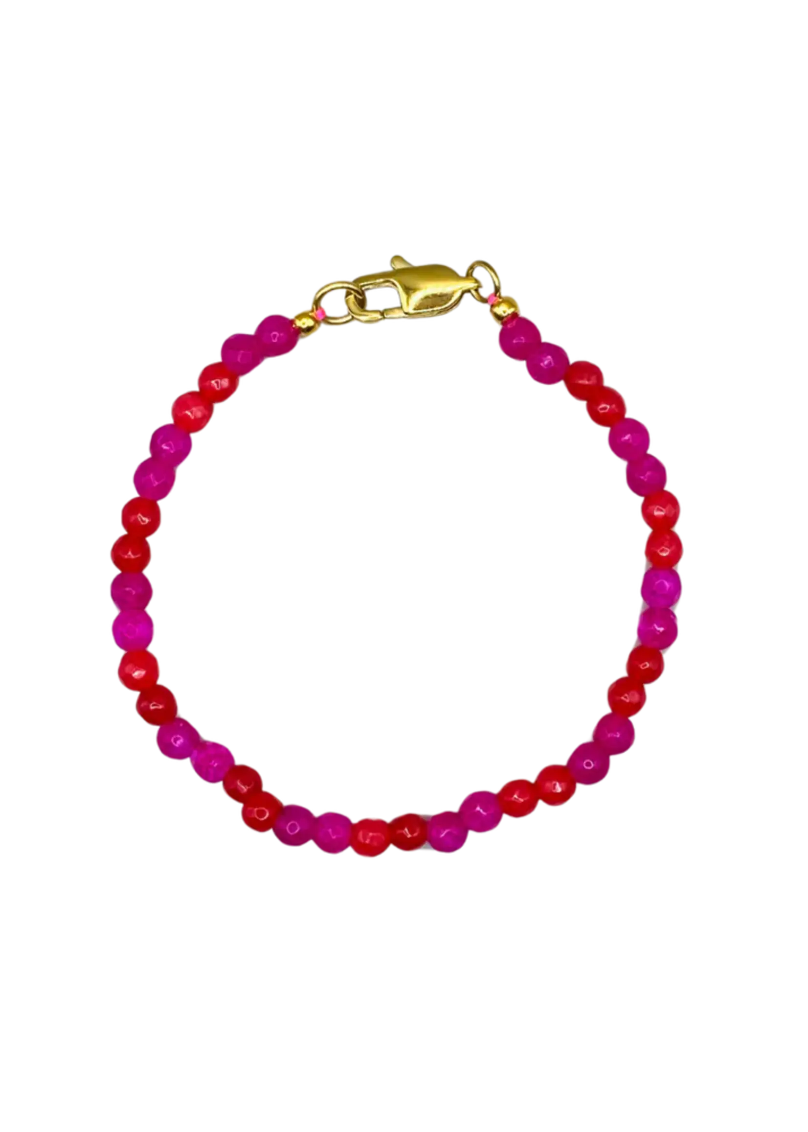 BONNIE STUDIOS ROGER DOUBLE PINK BRACELET