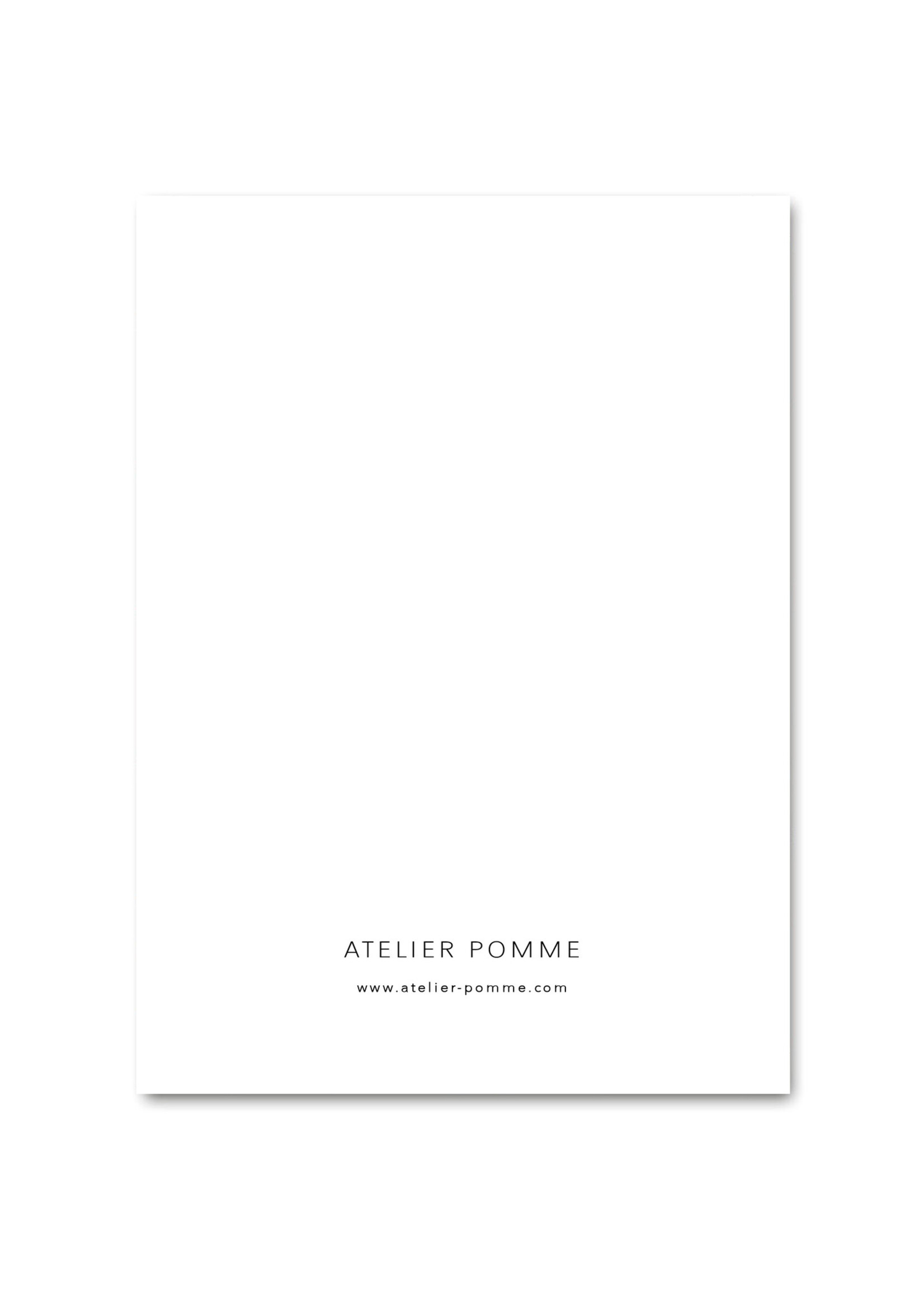 Atelier POMME SALE - POST CARD -ROCK AND ROLL BABY