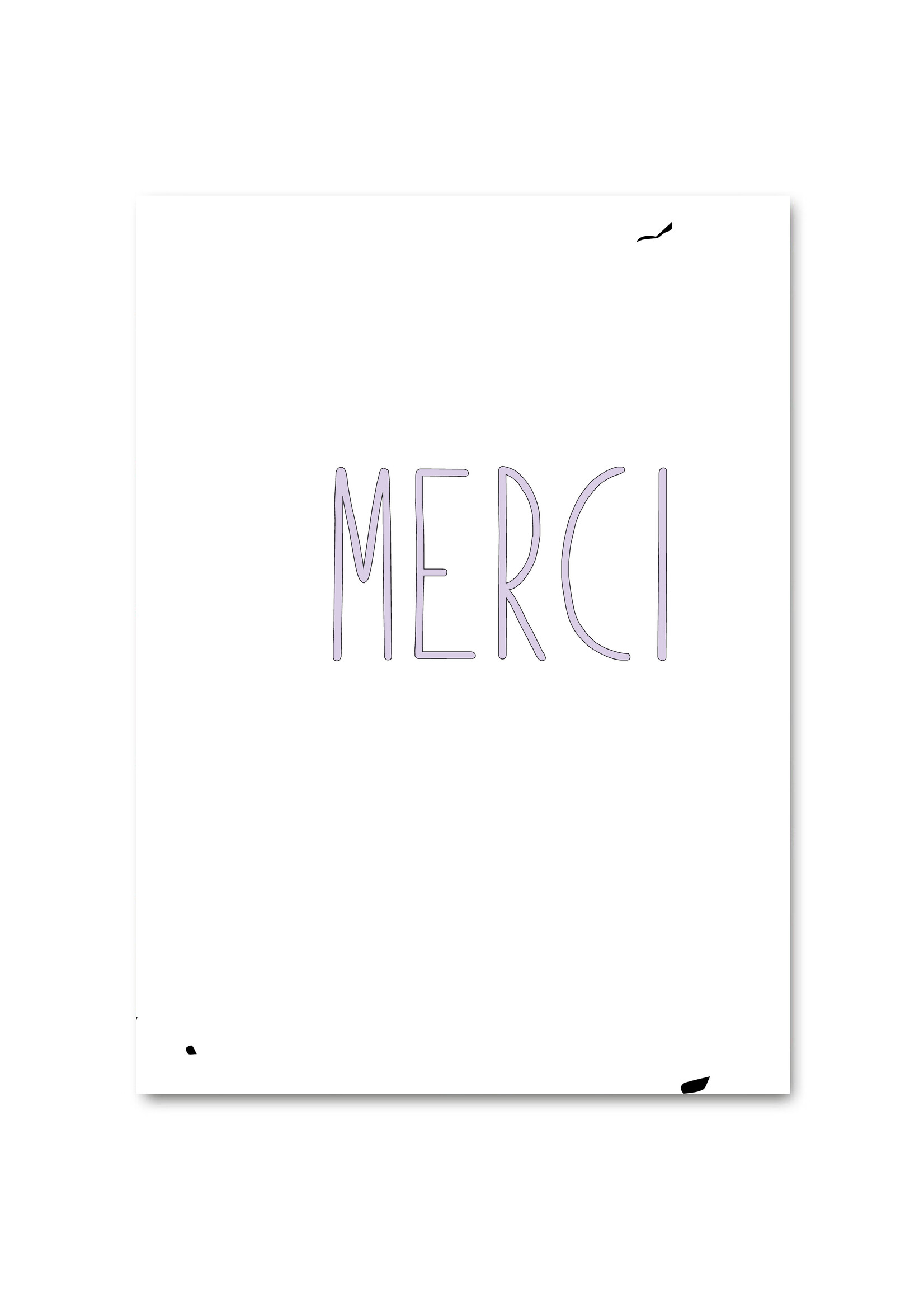 Atelier POMME SALE - POST CARD - MERCI