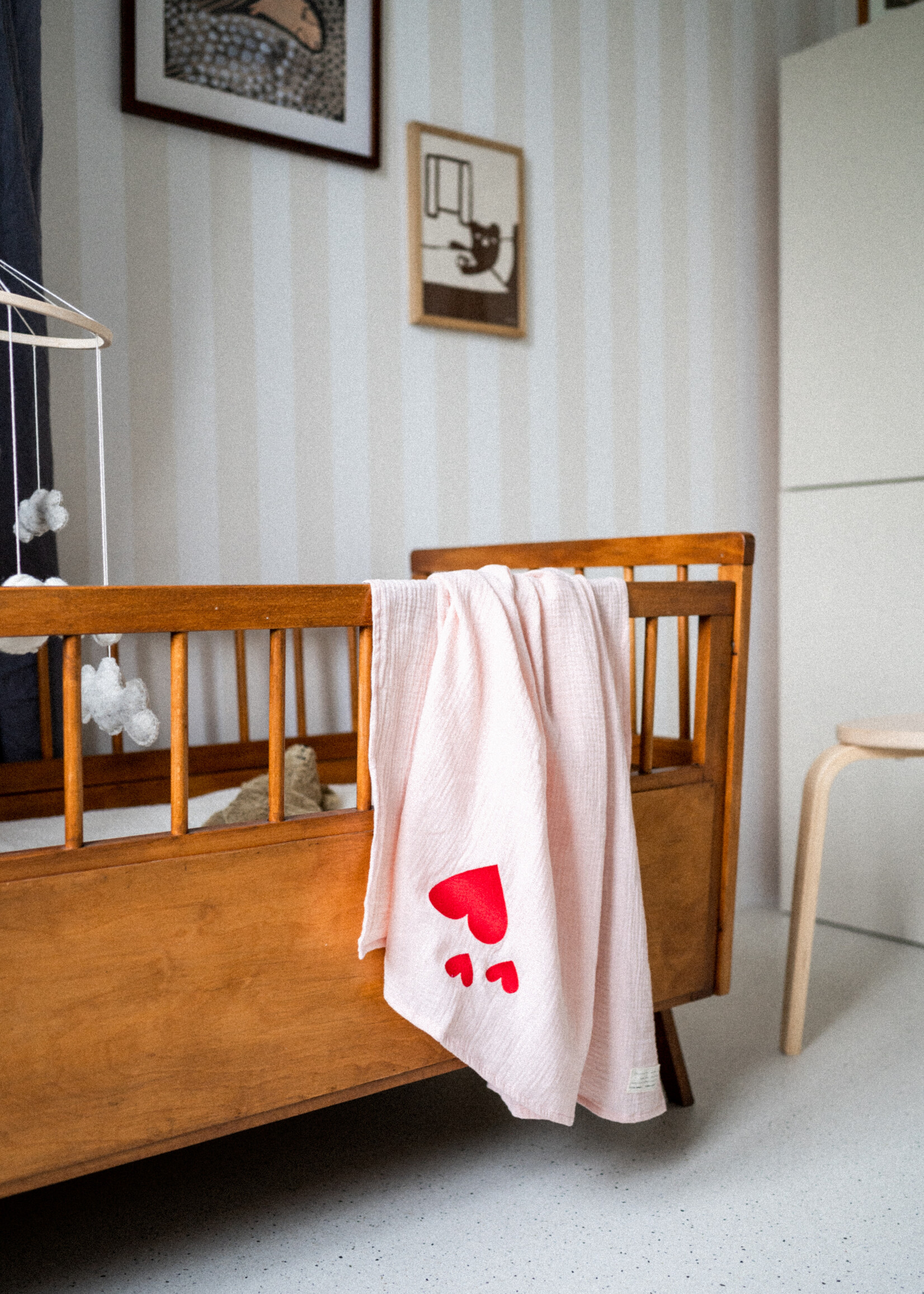 Atelier POMME GIANT SWADDLE PINKY PROMISE