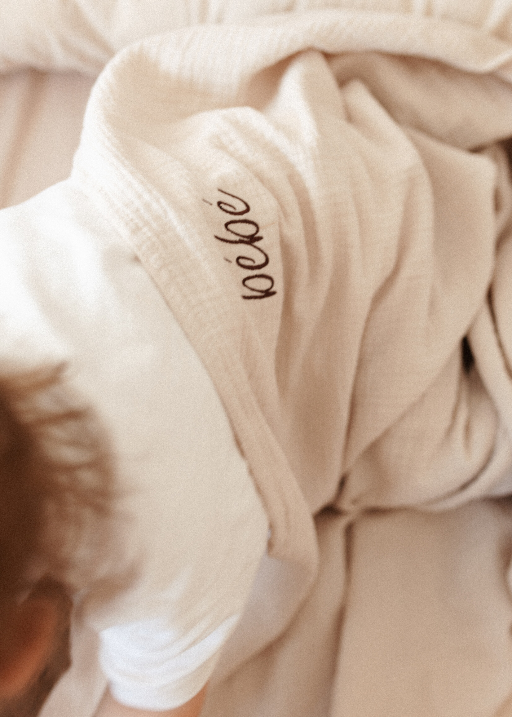 Atelier POMME GIANT SWADDLE BONJOUR BEIGE