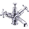 Burlington Claremont 1-hole basin mixer with Click-Clack waste