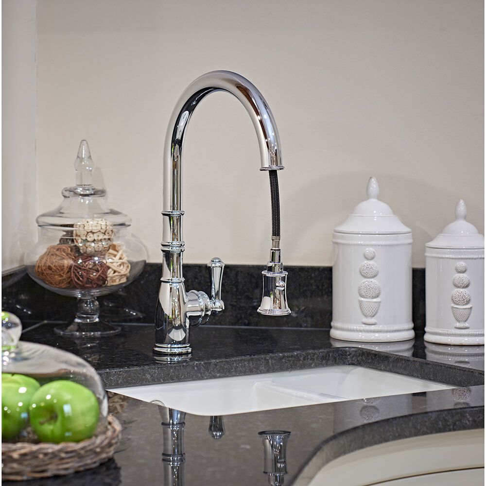 Keukenkraan Aquitaine 4744 met pull-down douche Perrin & Rowe Keukenkraan Aquitaine 4744 met pull-down douche