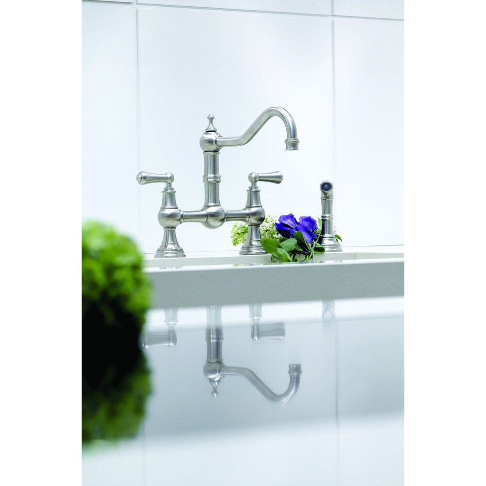 Perrin & Rowe Keukenbrugkraan Provence 4756 met handdouche