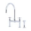 Perrin & Rowe Kitchen bridge mixer Io 4272 with rinse