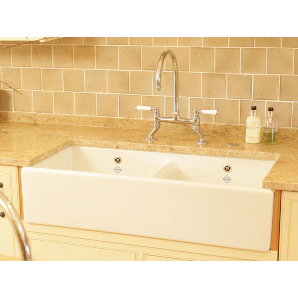Shaws Kitchen sink Shaker Double 900