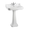Burlington Edwardian 61cm basin with pedestal