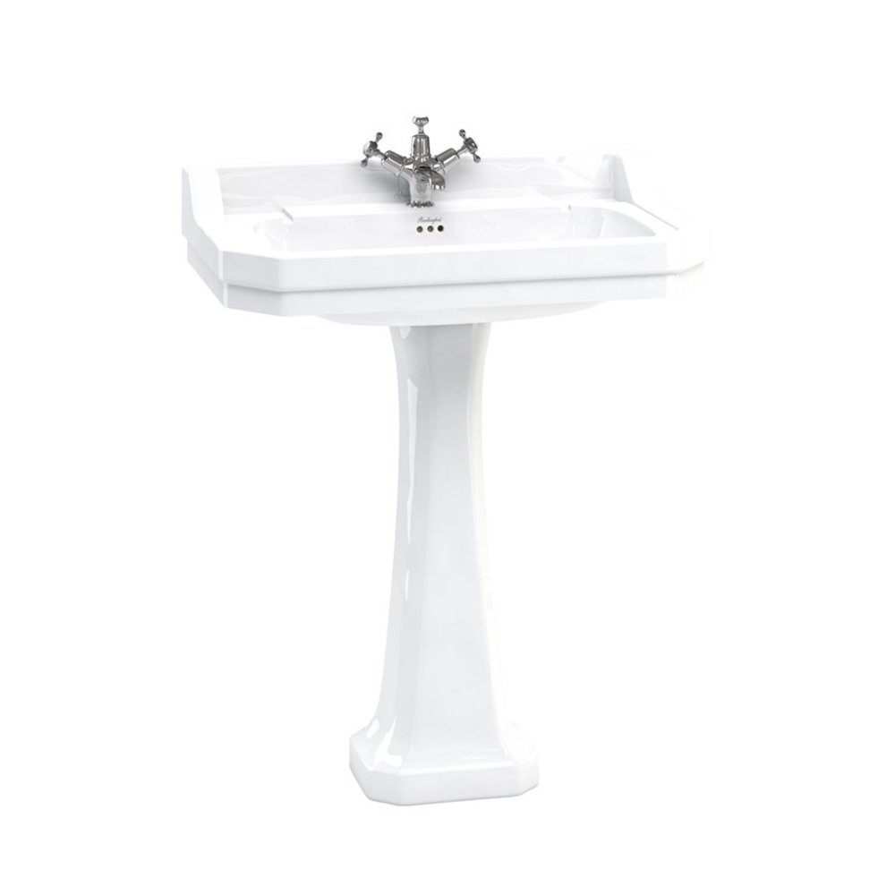 Burlington Edwardian 80cm basin with pedestal