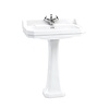 Burlington Edwardian 80cm basin with pedestal