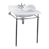 Burlington Classic 65cm basin with metal stand