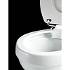 Burlington Close coupled toilet with cistern - p-trap - rimless pan